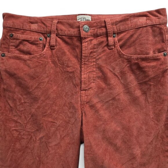 J.Crew Womens Re-Imagined Corduroy Jeans Pants Size 30 Rust 5-Pocket Pants - Picture 3 of 9